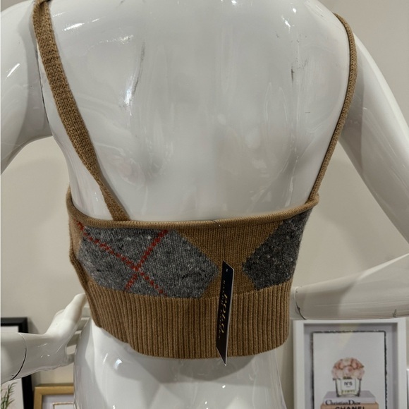POLO RALPH LAUREN
Argyle Wool-Cashmere-Blend
Bralette Sz : M - Picture 7 of 12